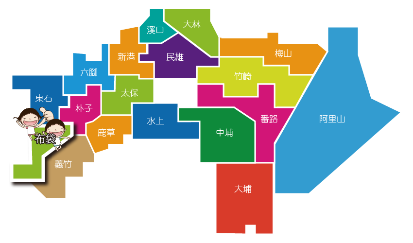 嘉義縣地圖