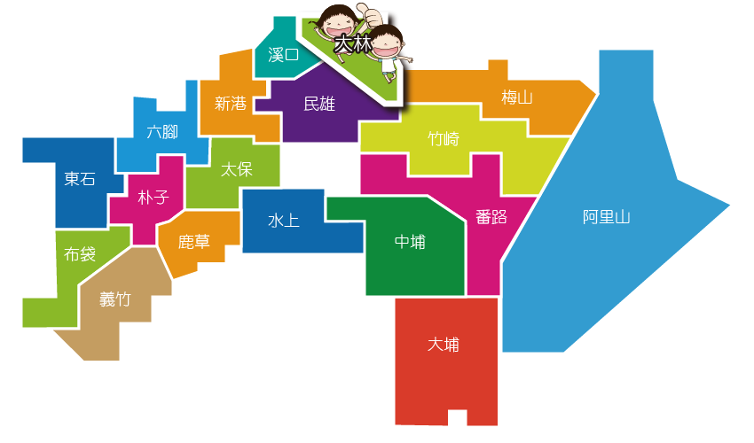 嘉義縣地圖