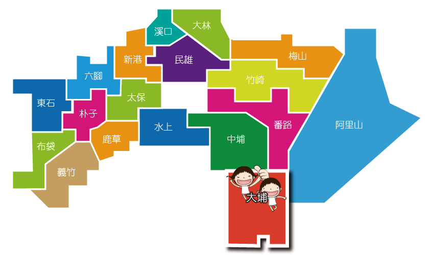 嘉義縣地圖