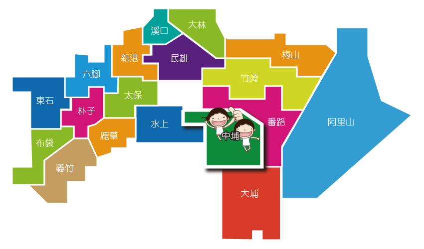 嘉義縣地圖