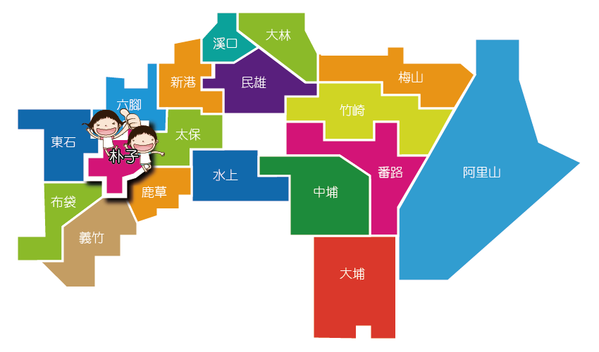 嘉義縣地圖