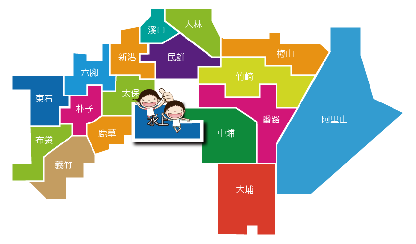 嘉義縣地圖