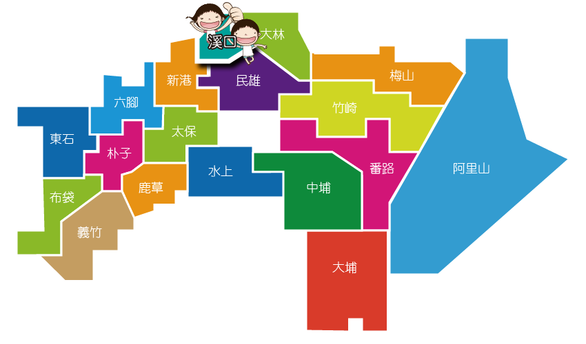 嘉義縣地圖